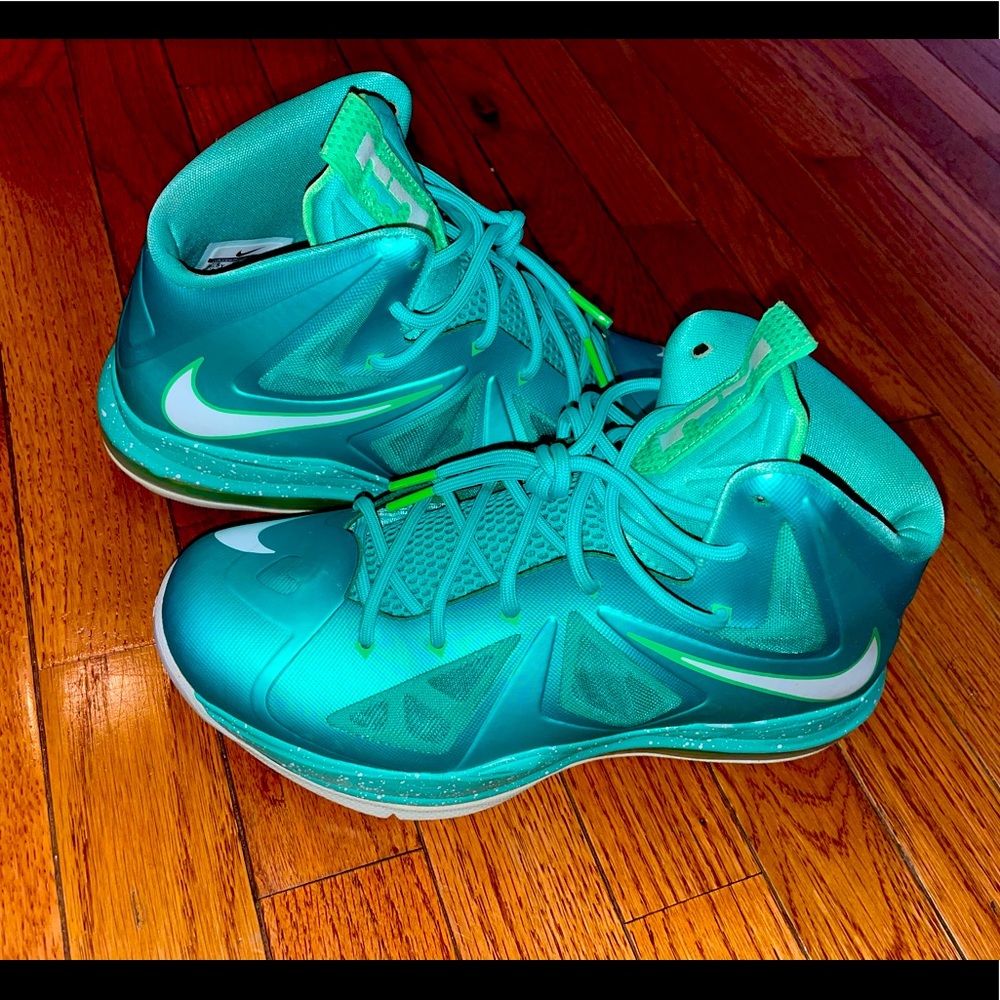 NIKE LEBRON X ''EASTER'' GS CRYSTAL MINT